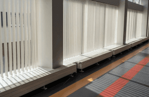 Vertical Blinds In Hall