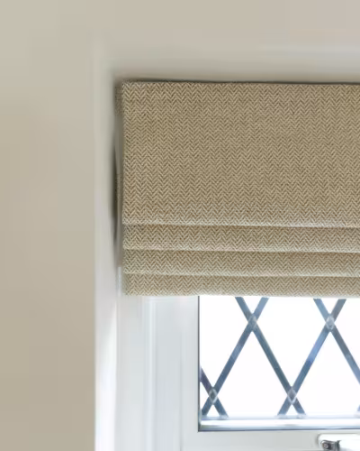 Roman blinds Dubai — Close view of roman blinds in a vintage palace looking villa