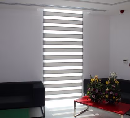 Ajman Gas LLC office — zebra blinds installation Creative Vision