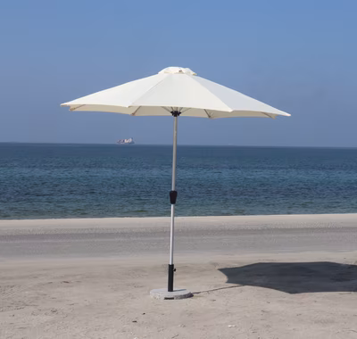 Model Z007.3 round central pole outdoor umbrella — Dia3m red fabric garden umbrella Dubai