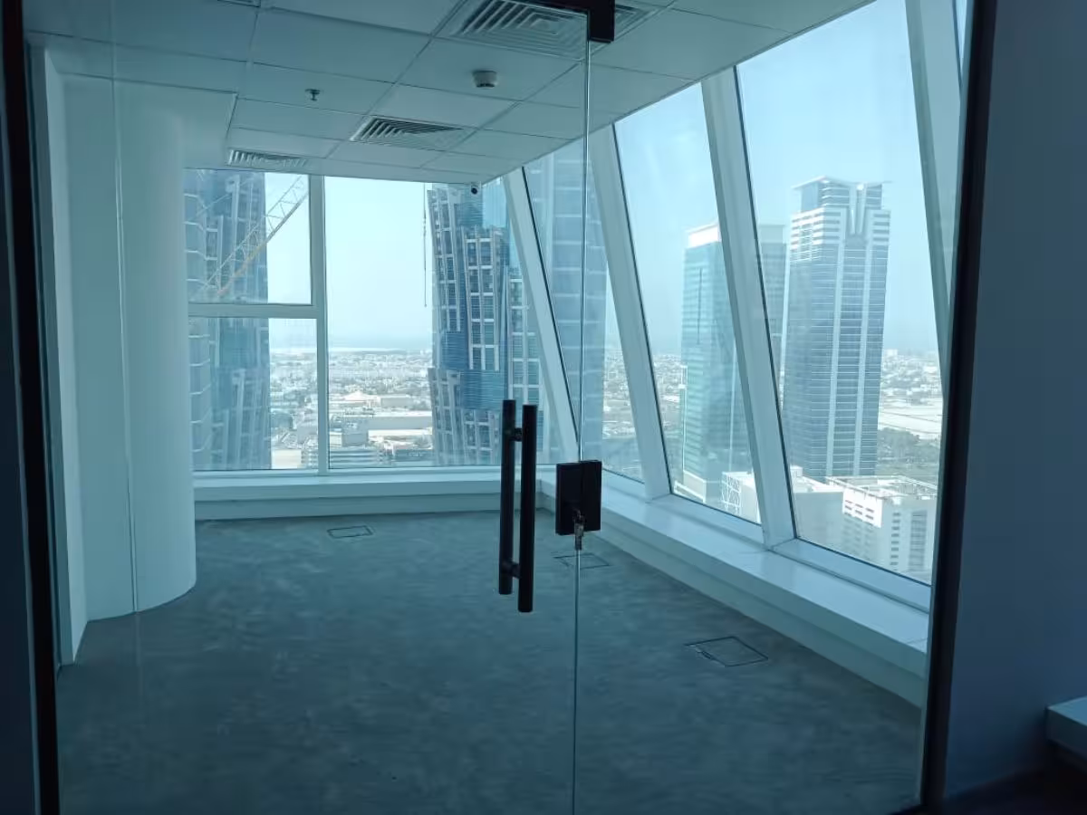 After roller blinds installation in Al Manara Tower, Dubai — Creative Vision Global